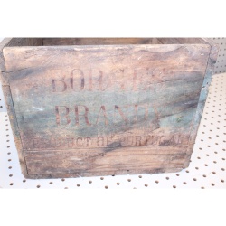 Very nice early Borges Brandy wooden crate product of Portugal