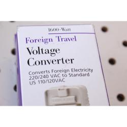 RadioShack foreign travel voltage converter