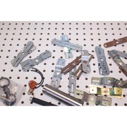 Miscellaneous lot of ceiling fan and light fixture brackets