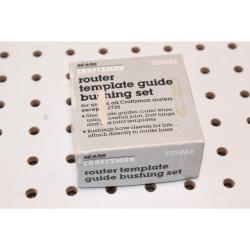 Sears craftsman router template guide bushing set