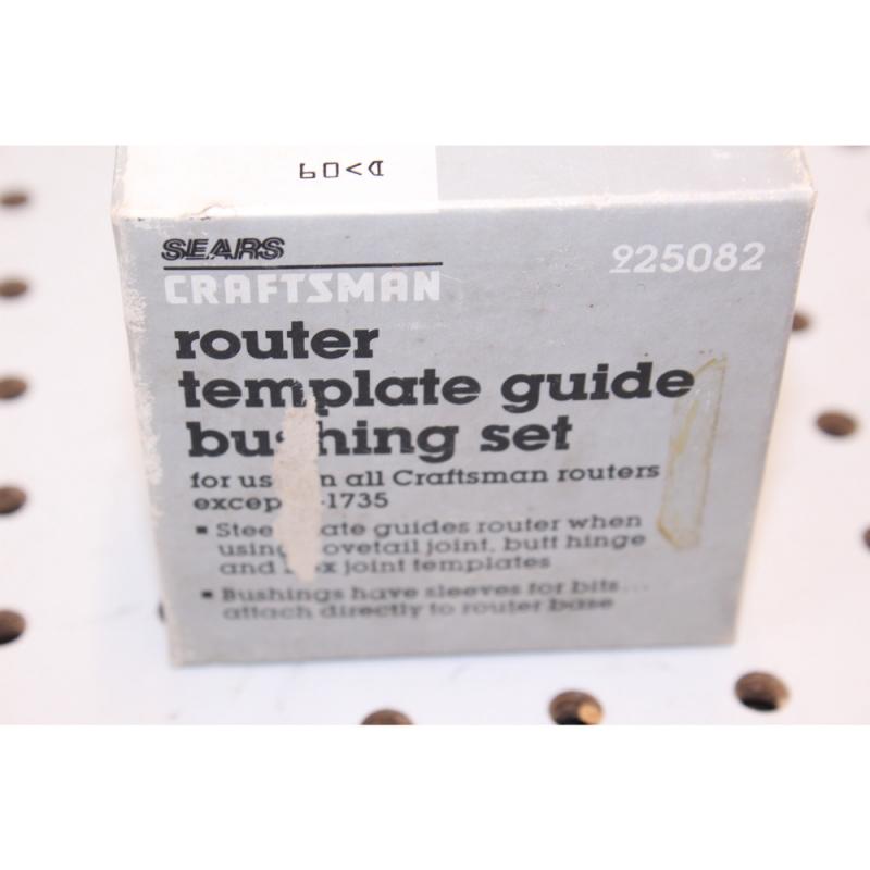 Sears craftsman router template guide bushing set