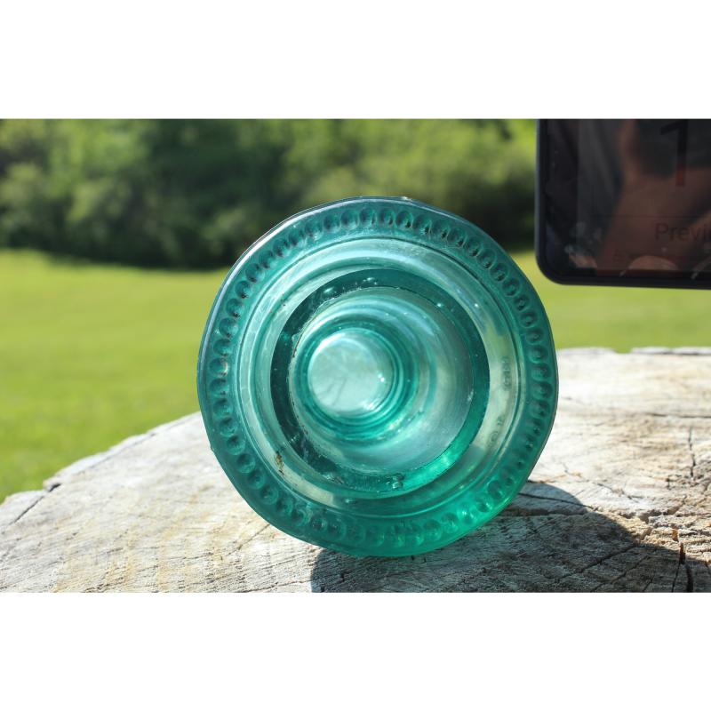 Vintage Insulator - Green Glass - Item# 105647