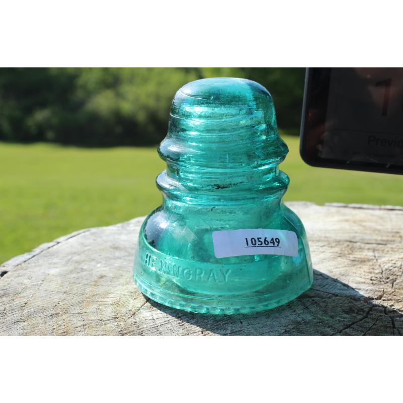 Vintage Insulator - Green Glass - Item# 105649
