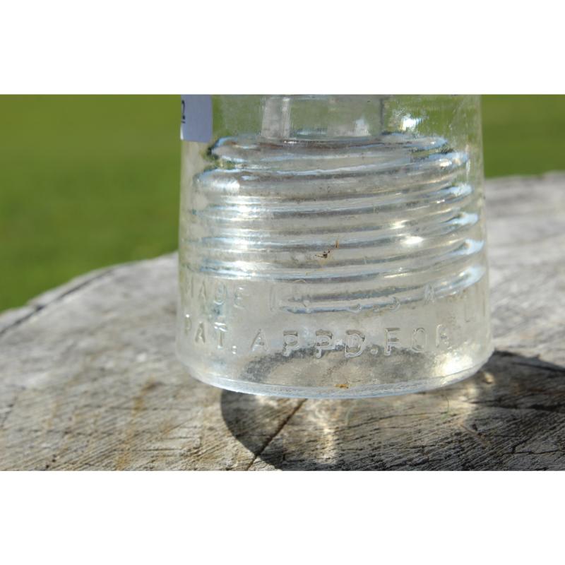 Vintage Insulator - Clear Glass - Item# 105652