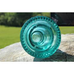 Vintage Insulator - Green Glass - Item# 105655