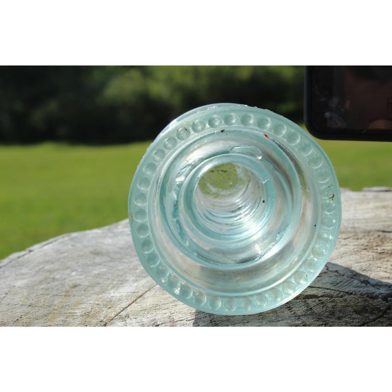 Vintage Insulator - Clear Glass - Item# 105659
