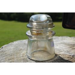 Vintage Insulator - Clear Glass - Item# 105660