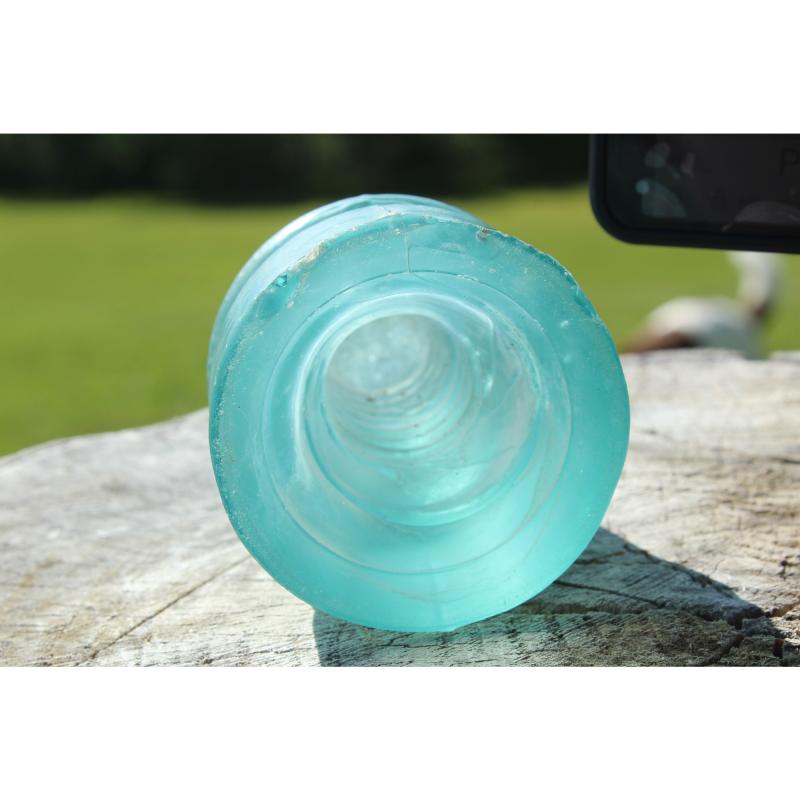 Vintage Insulator - Green Glass - Item# 105662