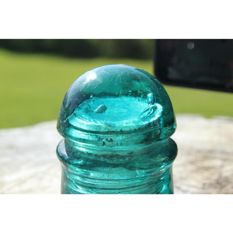 Vintage Insulator - Green Glass - Item# 105669