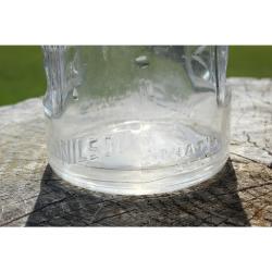 10" Vintage WILSON "THAT'S ALL" bottle - Clear Glass