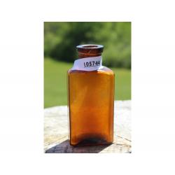 3.5" Vintage Medicine bottle - Brown Glass