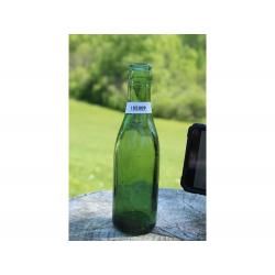 7.5" Vintage BOTTLE - Green Glass