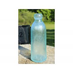 7" Vintage HOOSAC BOTTLING WORKS J. L. G. 1892 bottle - Green Glass