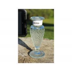 4" Vintage CUT GLASS PERFUME BOTTLE - Clear Glass