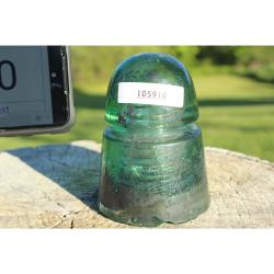 Vintage INSULATOR - Green Glass - item# 105910