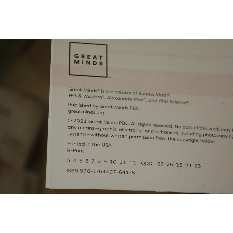 Eureka Math² Squared Grade 1 Module 6 Apply Student Book - Weight: 10.46 oz.