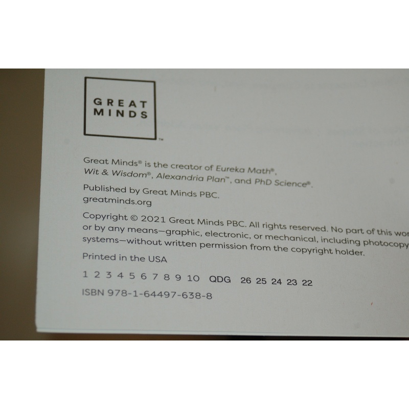 Eureka Math² Squared Grade 1 Module 3 Apply Student Book - Weight: 8.99 oz.