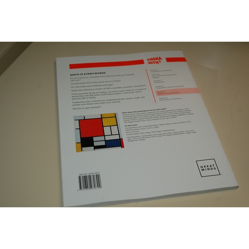 Eureka Math² Squared Kindergarten Module 5 Learn Student Book - Weight: 9.13 oz.
