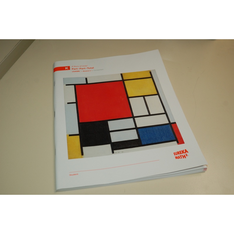 Eureka Math² Squared Kindergarten Module 3 Learn Student Book - Weight: 7.44 oz.