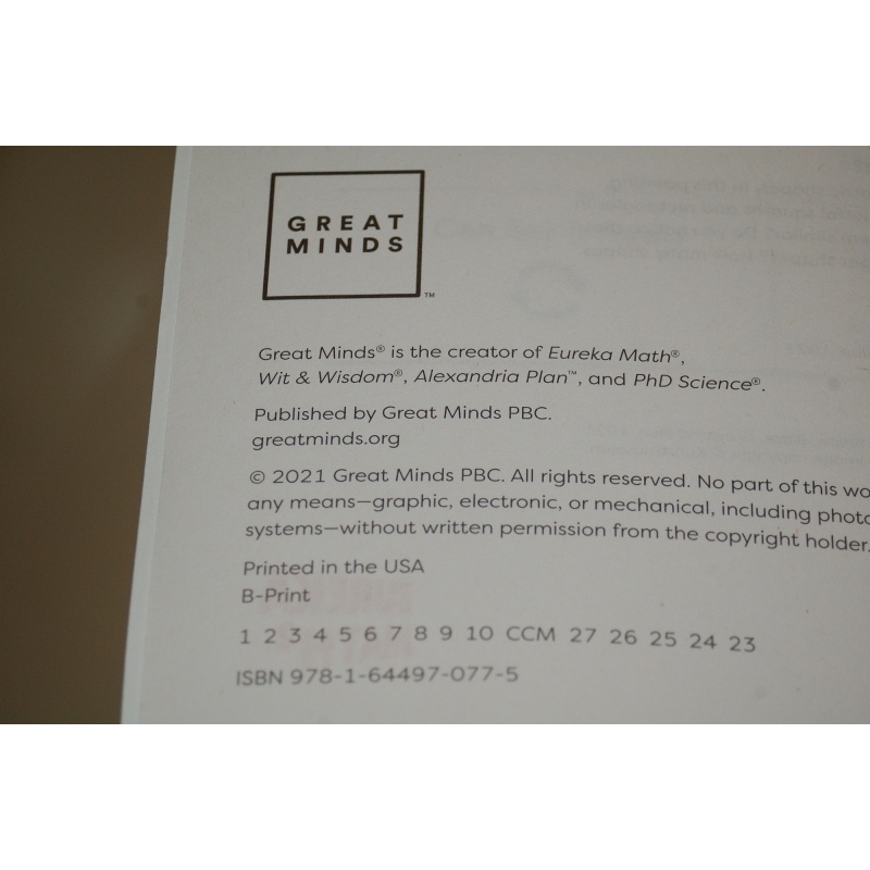 Eureka Math² Squared Kindergarten Module 3 Learn Student Book - Weight: 7.44 oz.