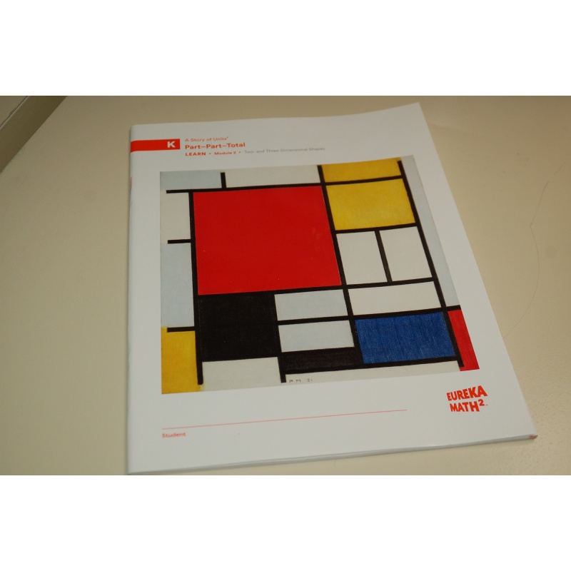 Eureka Math² Squared Kindergarten Module 2 Learn Student Book - Weight: 5.36 oz.