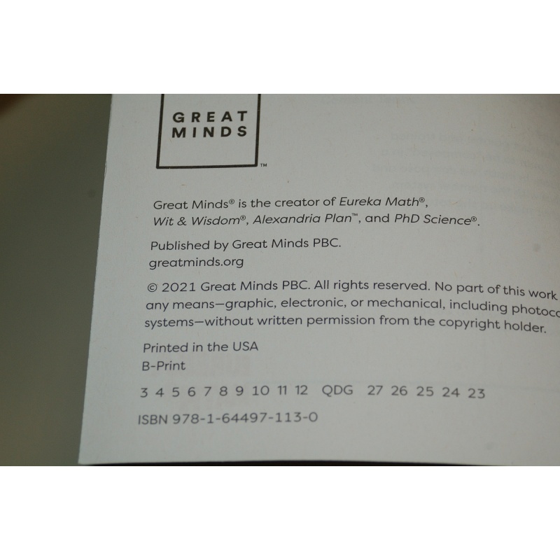 Eureka Math² Squared Grade 5 Module 1 Learn Student Book - Weight: 12.61 oz.