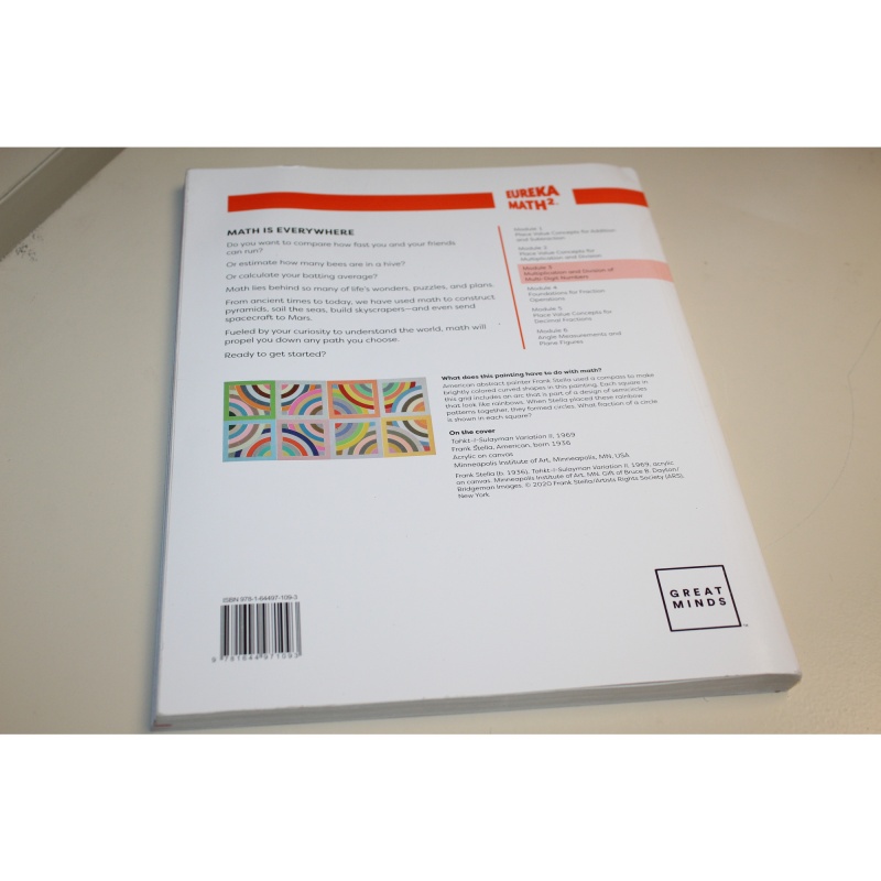 Eureka Math² Squared Grade 4 Module 3 Learn Student Book - Weight: 13.76 oz.