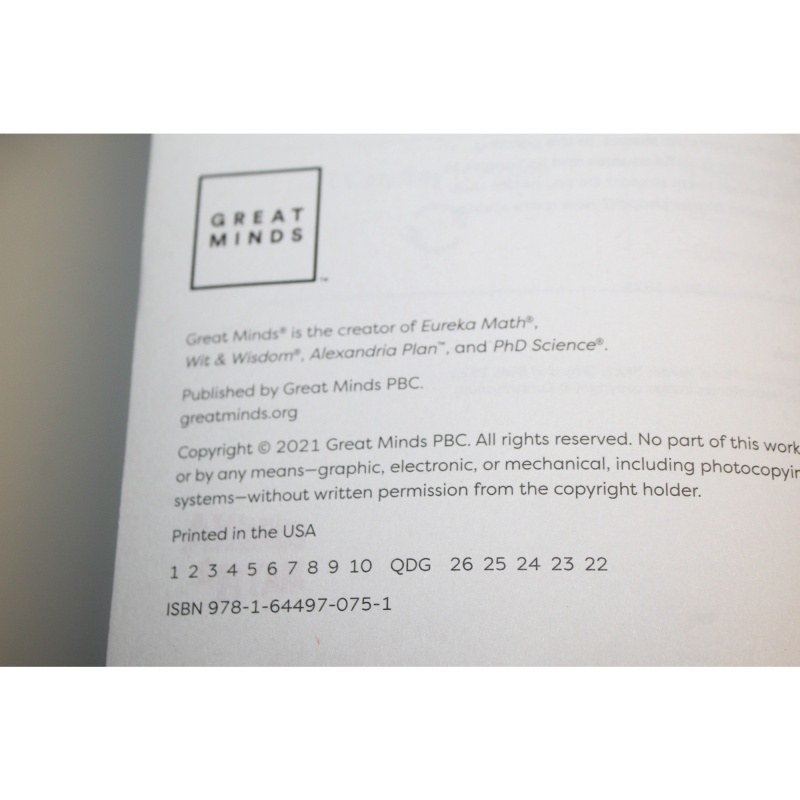 Eureka Math² Squared Kindergarten Module 1 Learn Student Book - Weight: 8.05 oz.