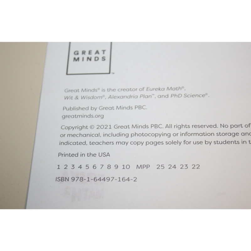 Eureka Math² Squared Grade 2 Module 4 Teacher Book - Weight: 36 oz.