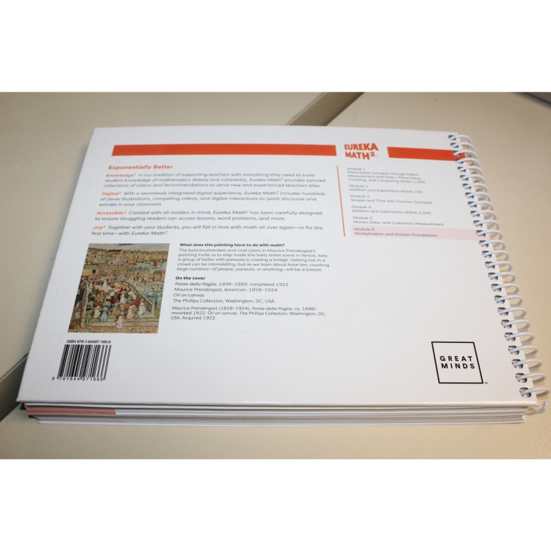 Eureka Math² Squared Grade 2 Module 6 Teacher Book - Weight: 29 oz.