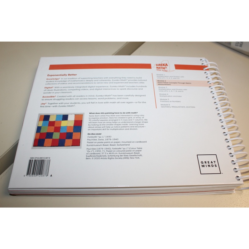 Eureka Math² Squared Grade 3 Module 2 Teacher Book - Weight: 40 oz.