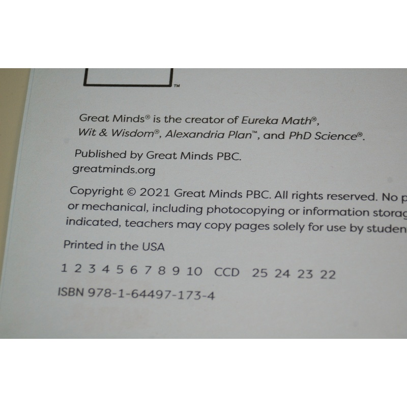 Eureka Math² Squared Grade 4 Module 1 Teacher Book - Weight: 43 oz.