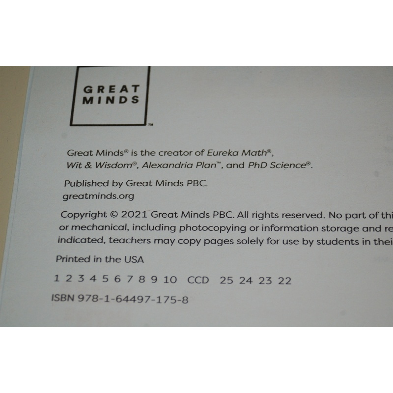 Eureka Math² Squared Grade 4 Module 3 Teacher Book - Weight: 39 oz.