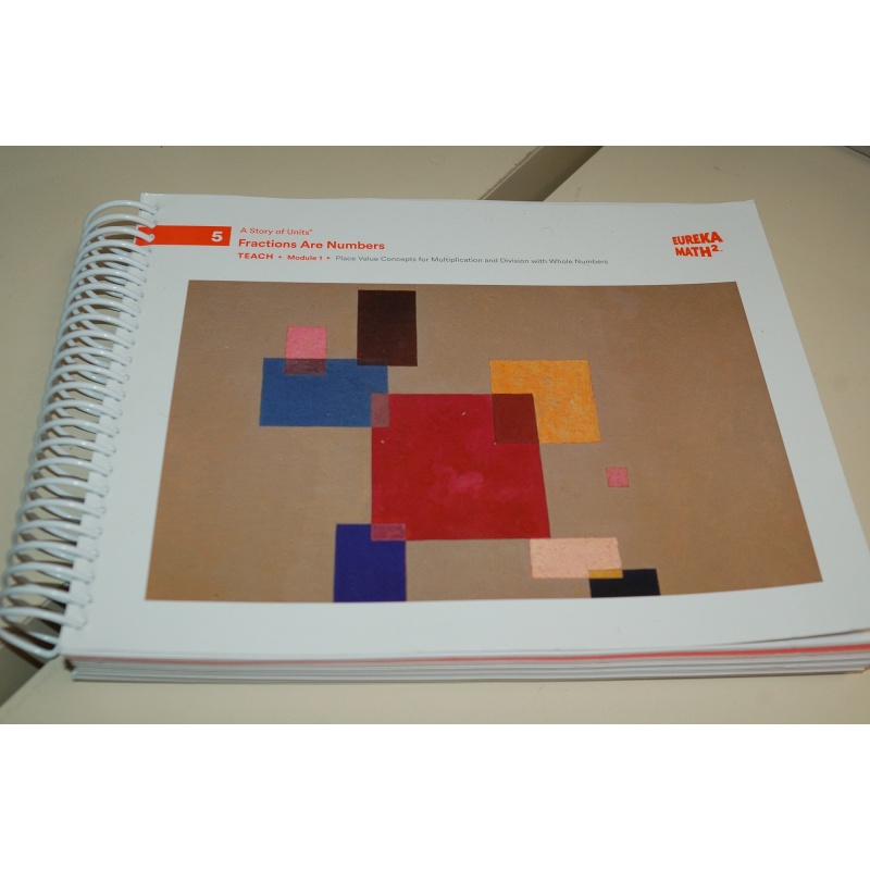 Eureka Math² Squared Grade 5 Module 1 Teacher Book - Weight: 42 oz.