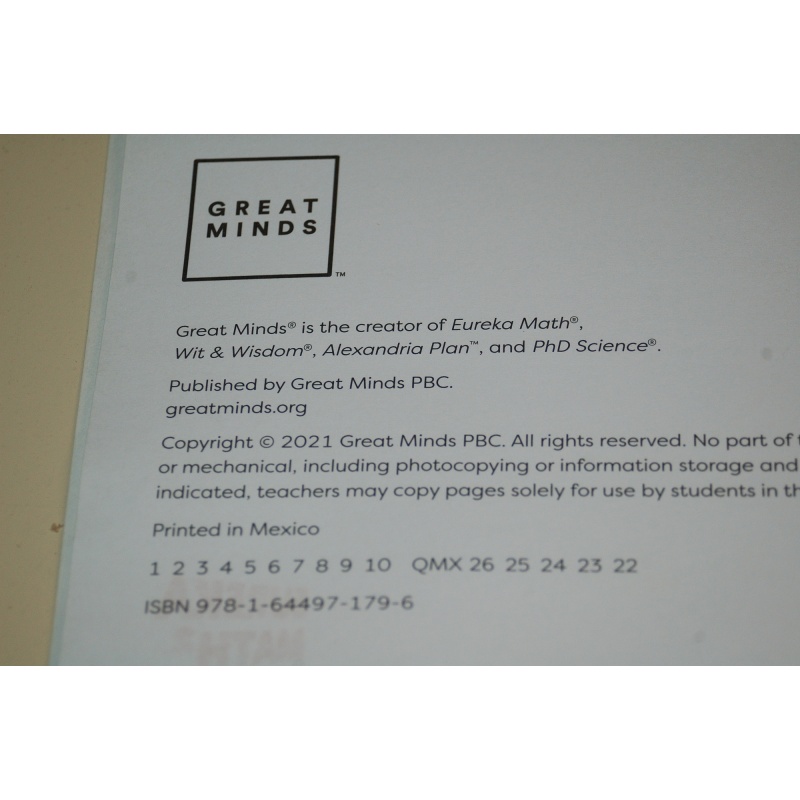 Eureka Math² Squared Grade 5 Module 1 Teacher Book - Weight: 42 oz.