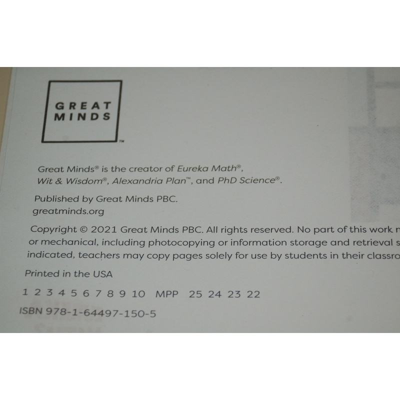 Eureka Math² Squared Kindergarten Module 2 Teacher Book - Weight: 24 oz.