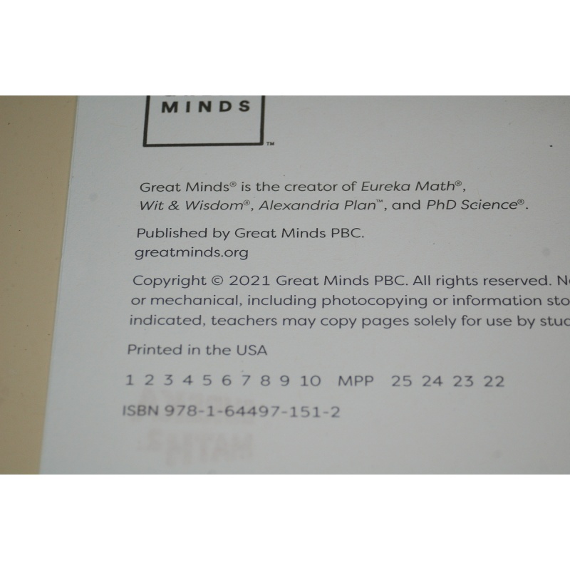 Eureka Math² Squared Kindergarten Module 3 Teacher Book - Weight: 29 oz.