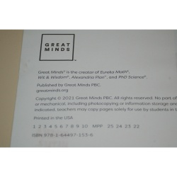 Eureka Math² Squared Kindergarten Module 5 Teacher Book - Weight: 34 oz.