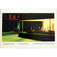 (12 x 17) Art Print HH0005 Edward Hopper - Litho of Nighthawks 1942 Oil on Canvas