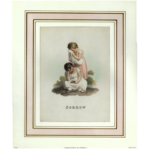 (10 x 12) Art Print PO887 Bernard Picture Co. Sorrow
