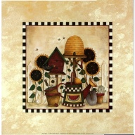 Lot of 3 (11 x 11) Art Print DM3003 Debbie Mumm - 