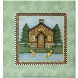 Lot of 4 (9 x 9) Art Print DM2003 Debbie Mumm - 