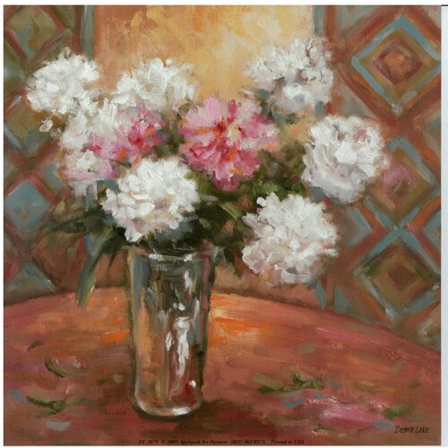 (8 x 8) Art Print DL2079 DEBRA LAKE Summer Blooms I