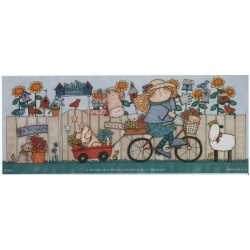 (4 x 10) Art Print SD0403 Sue Dreamer Herbs In the Garden