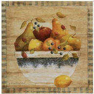 Lot of 11 (6 x 6) Art Print VW1002 Valorie Evers Wenk - Fruit Bowl