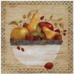 Lot of 11 (6 x 6) Art Print VW1003 Valorie Evers Wenk - Fruit Bowl