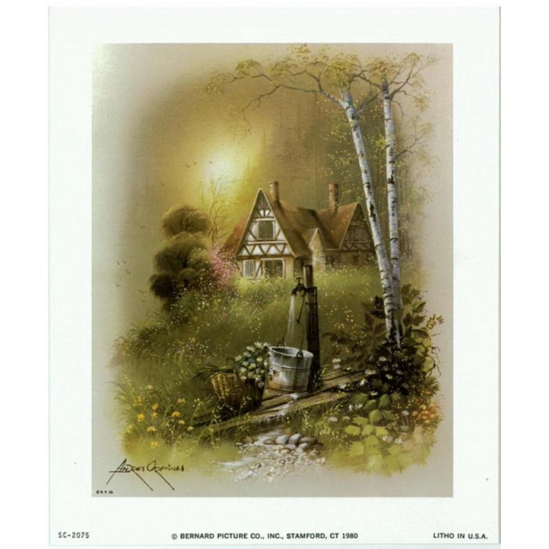 (5 x 6) Art Print SC2075 Andres Orpinas Little House on the Prairie