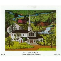 (5 x 6) Art Print AM0043 Charles Wysocki Summer