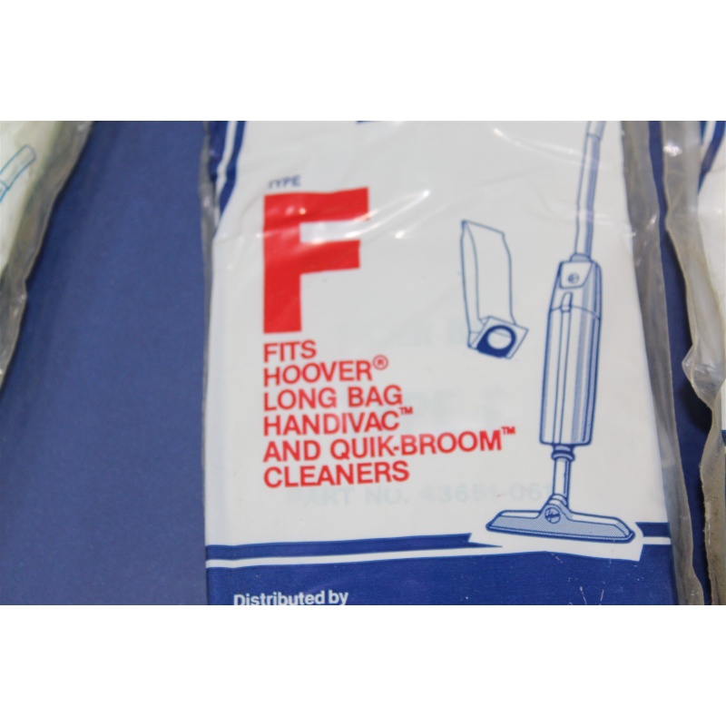 Hoover Type F Vacuum Cleaner Bags - 1 Package - 3 Bags