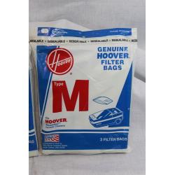 Hoover Type M Vacuum Cleaner Filter Bags - 1 Package - 3 Bags